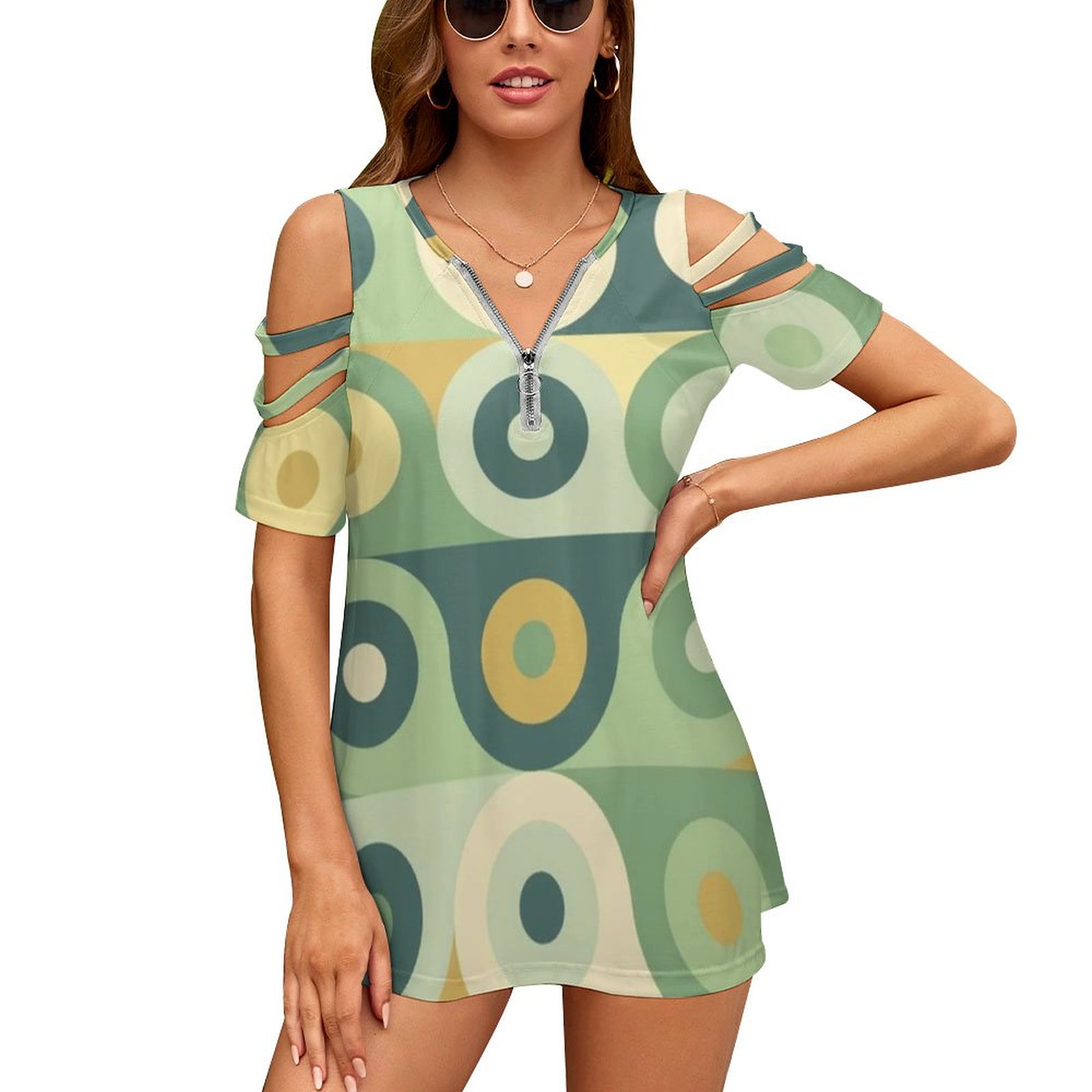 Women'S Accessories In The 70S - Groovy 70's Patroon Vrouwen Rits Verschillende