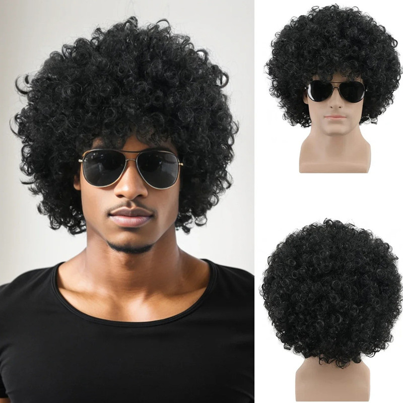 Women'S Accessories In The 70S - Unisex Grote Krullende Afropruik - 3