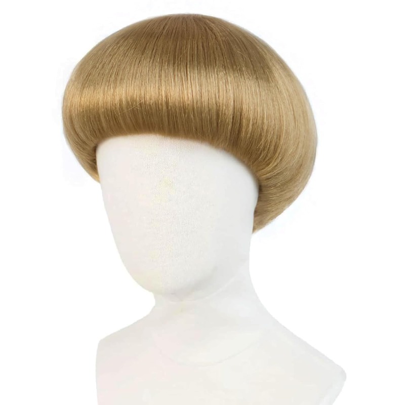 Women'S Accessories In The 70S - Korte blonde bowl cut pruik, blonde