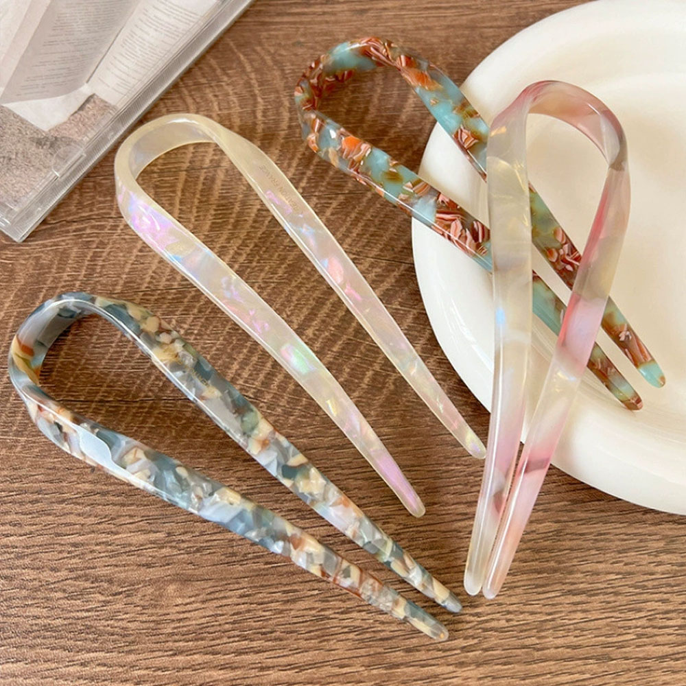 Hair Fork Stick - Retro U-vormige haarclip voor dames, elegant