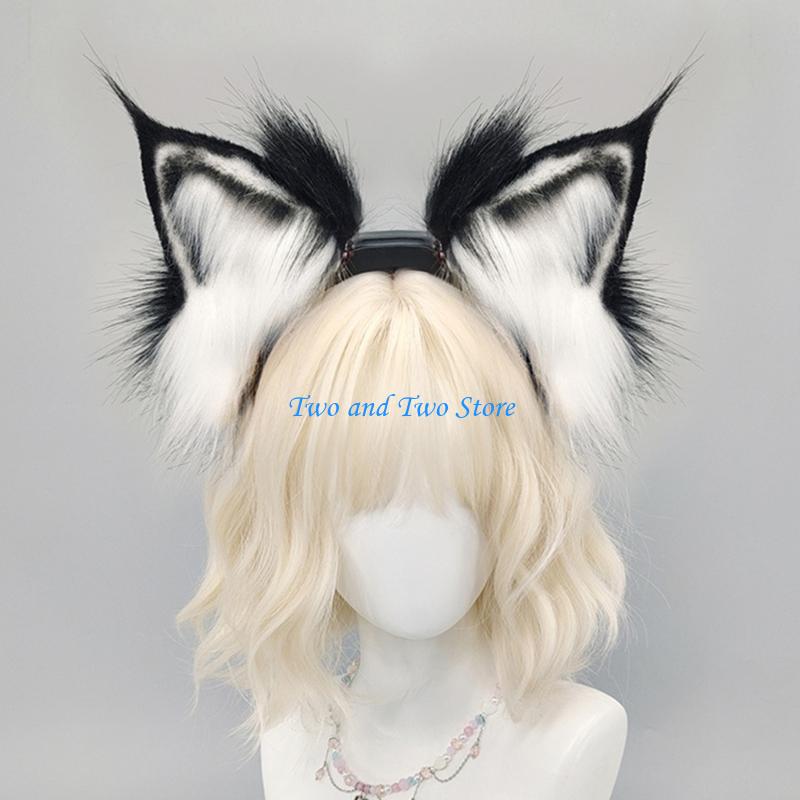 Women Accessories Description - HX6F Automatische bewegende oorhoofdband Cosplay Party