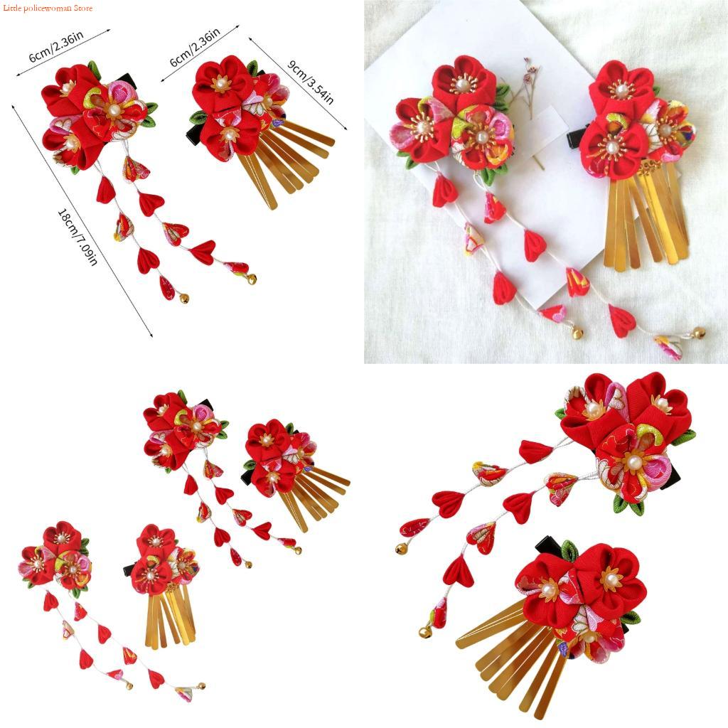 Women Accessories Description - F92D Traditionele Japanse Stijlen Stof Bloem