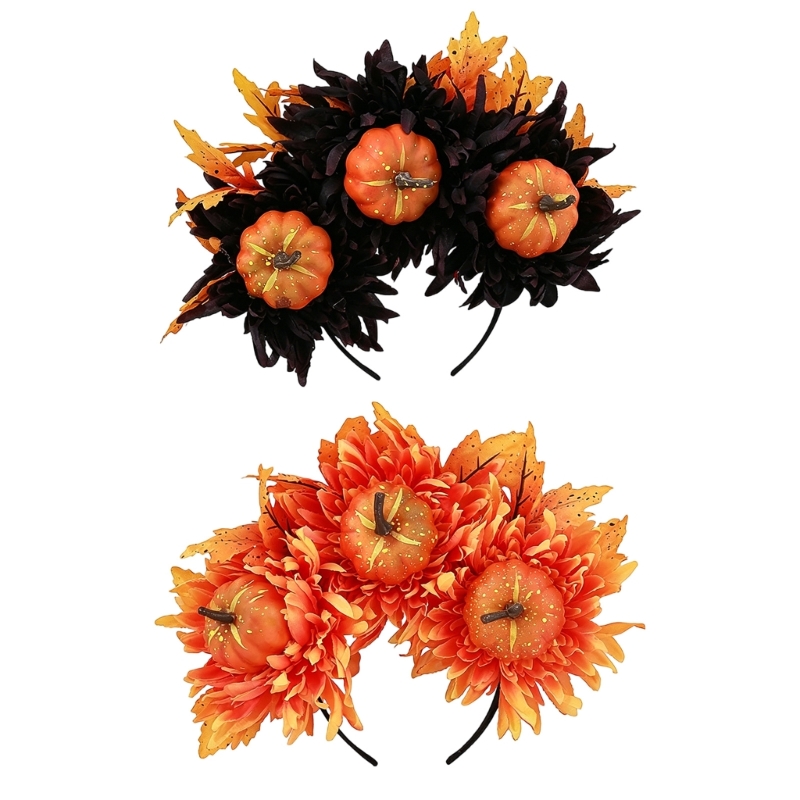 Women Accessories Description - Q39C Unieke Skull Pumpkin Fall Festival