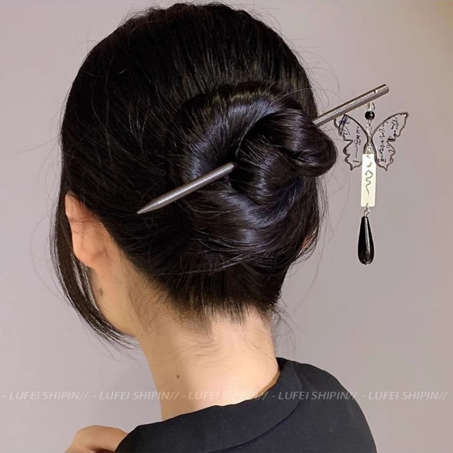 Lichte luxe houten kwastje haa - Hair Fork Stick recensie en prijs