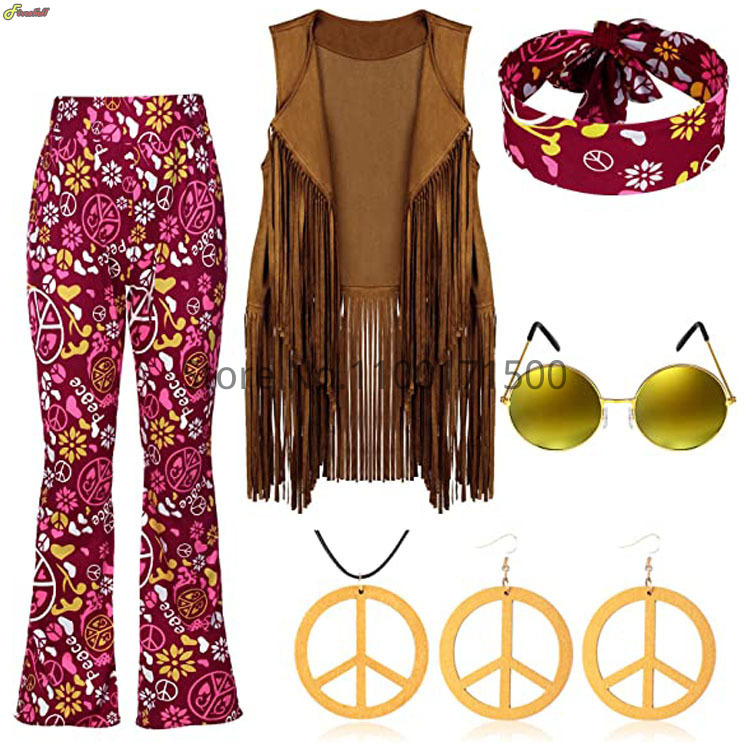 2023 Halloween Hippie Kostuum  - Women'S Accessories In The 70S recensie en prijs