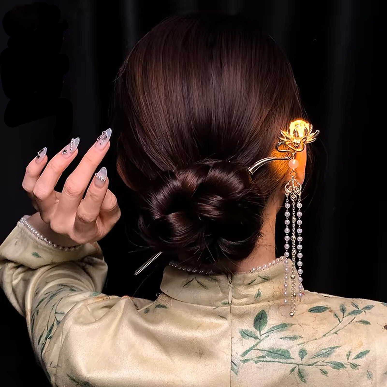 Lichtgevende bloem haarspeld P - Hair Fork Stick recensie en prijs