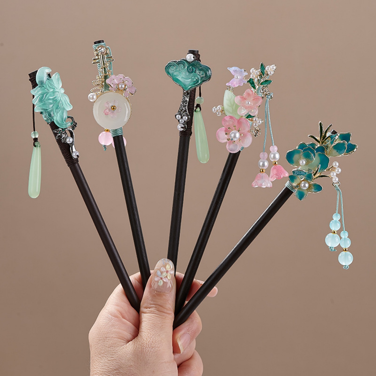 Vintage bloem haarspeld voor v - Hair Fork Stick recensie en prijs