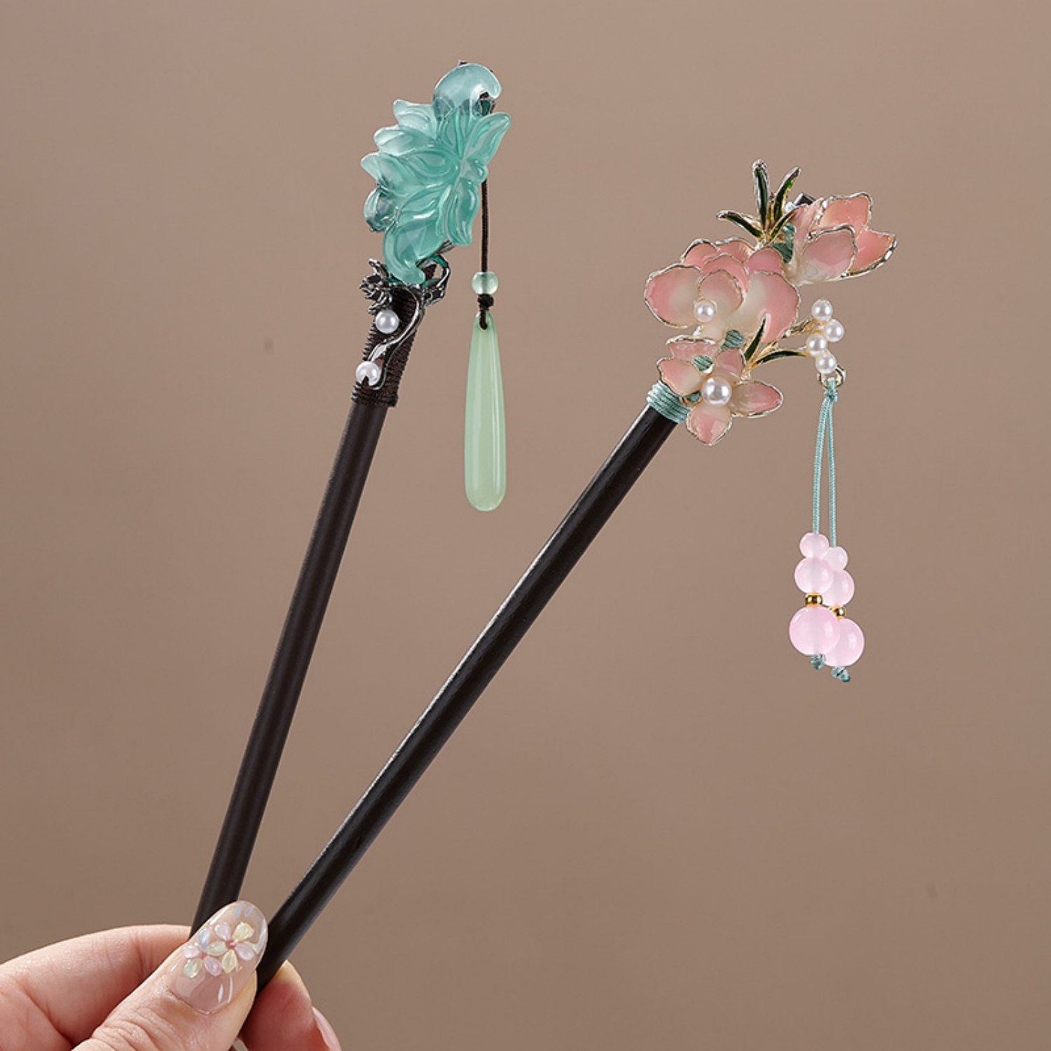 Vintage bloem haarspeld voor v - Hair Fork Stick recensie en prijs