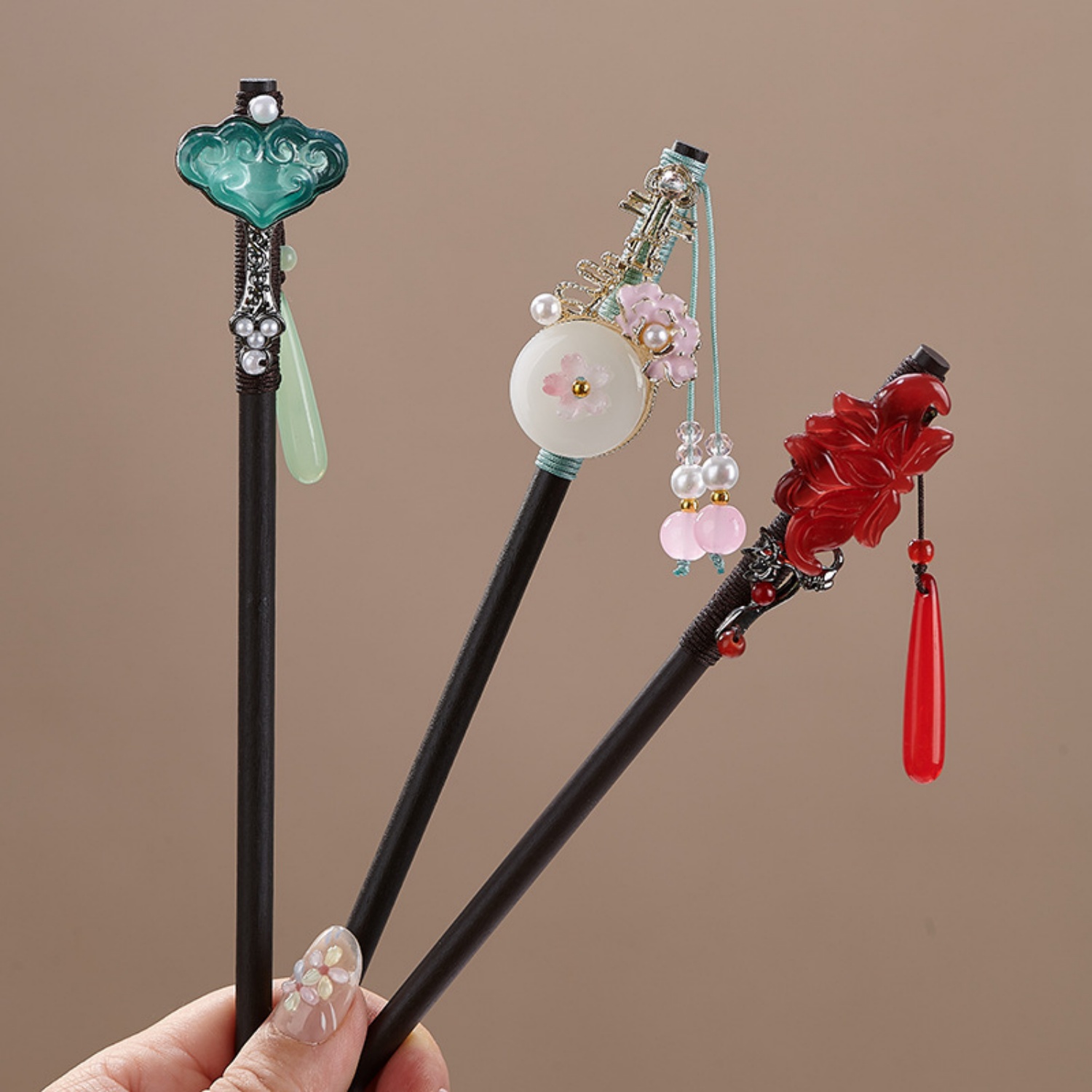 Vintage bloem haarspeld voor v - Hair Fork Stick recensie en prijs