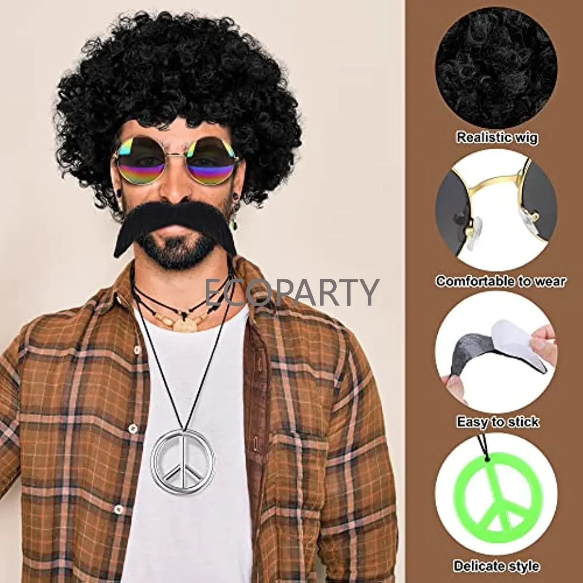 Hippiekostuumaccessoires Jaren - Women'S Accessories In The 70S recensie en prijs