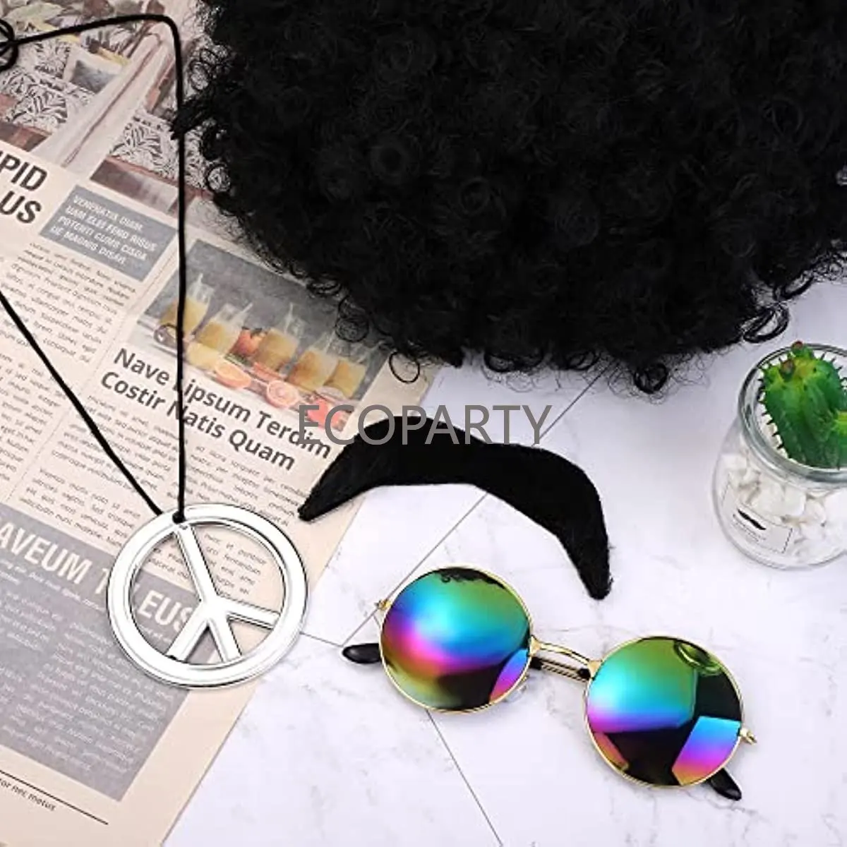 Hippiekostuumaccessoires Jaren - Women'S Accessories In The 70S recensie en prijs
