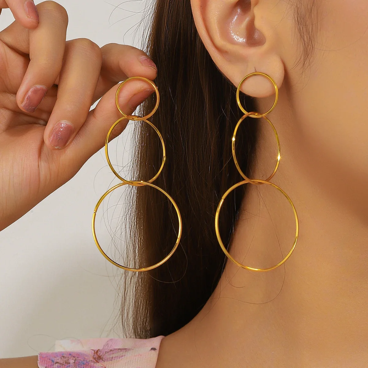 Luxe eenvoudige 3 cirkels roes - Women'S Accessories Mango recensie en prijs