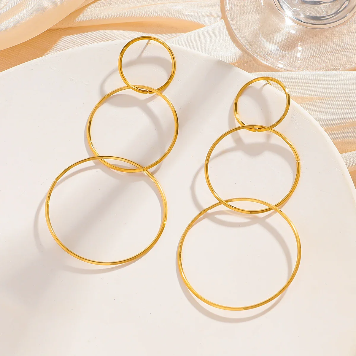 Luxe eenvoudige 3 cirkels roes - Women'S Accessories Mango recensie en prijs