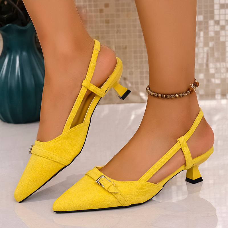 Mode Gele Hoge Hakken Sandalen - Women'S Accessories Trends 2025 recensie en prijs