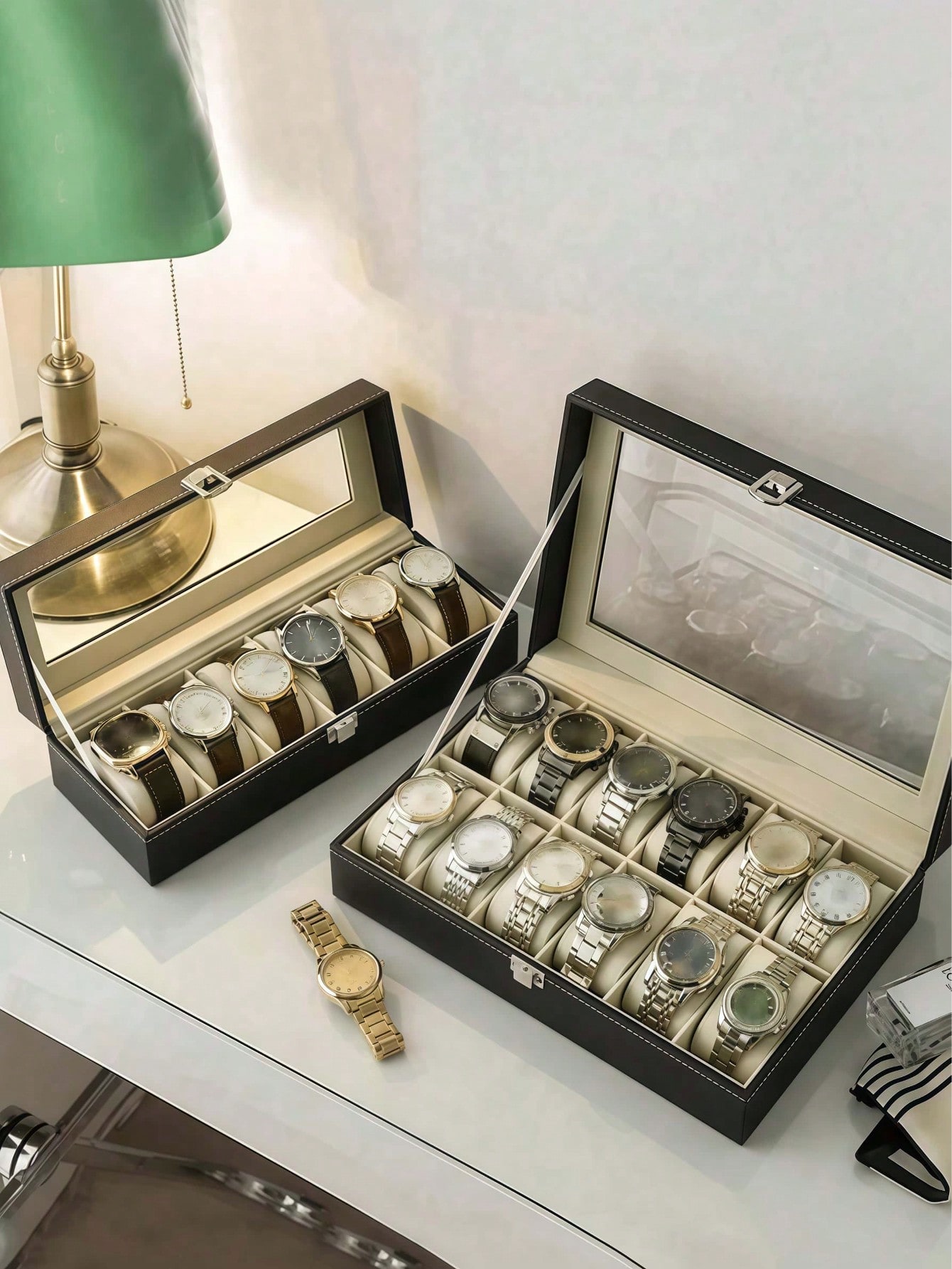 Leren horlogedoos met slot, gr - Women Accessories Box recensie en prijs