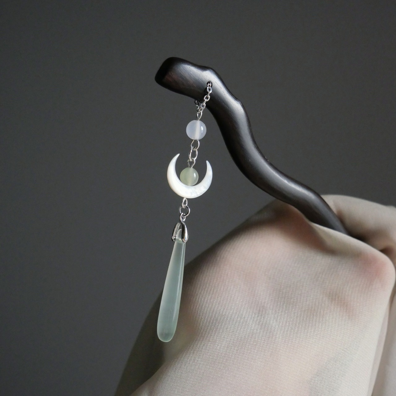 Traditionele houten zwarte haa - Hair Fork Stick recensie en prijs