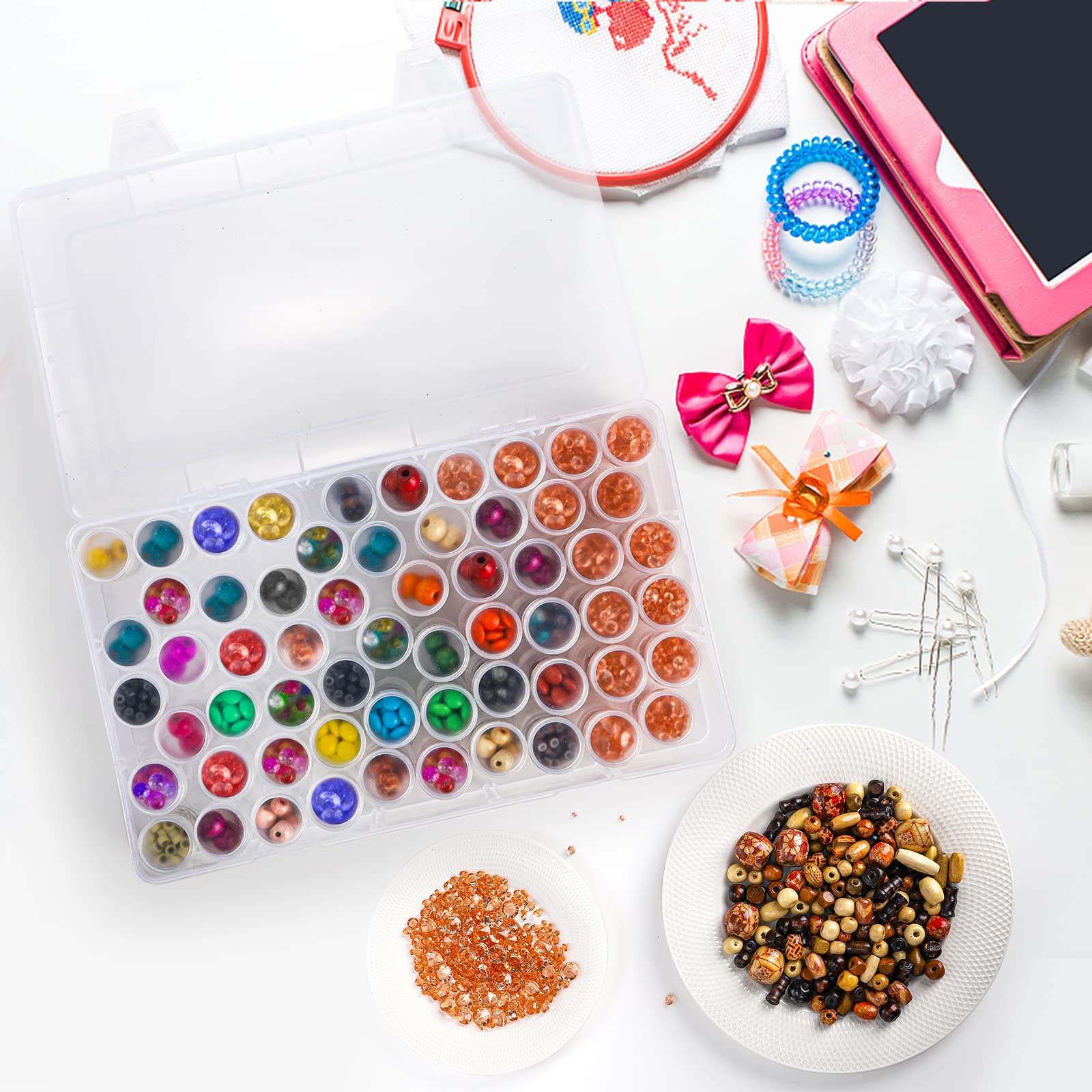 1pc 24/30//38/60 Slots Plastic - Women Accessories Box recensie en prijs