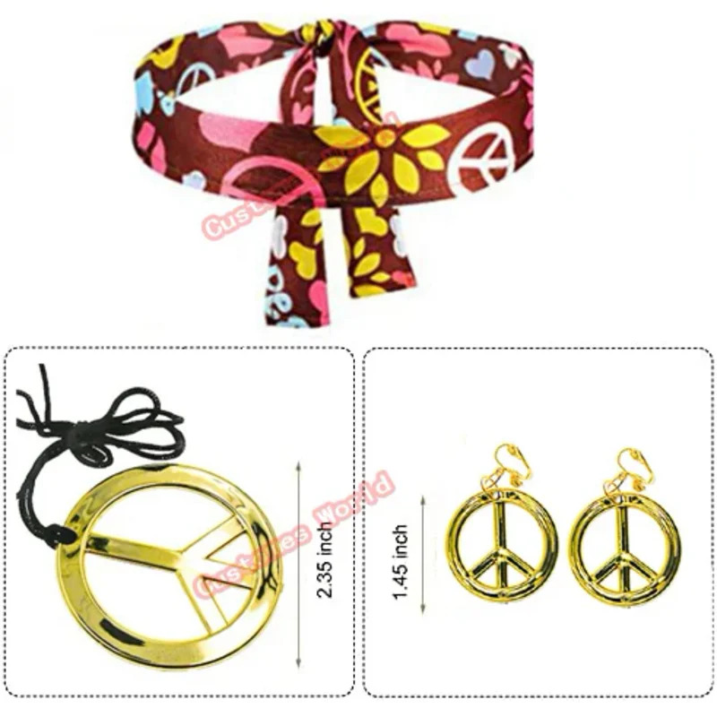 Peace Love Vrouwen Party 60S 7 - Women'S Accessories In The 70S recensie en prijs
