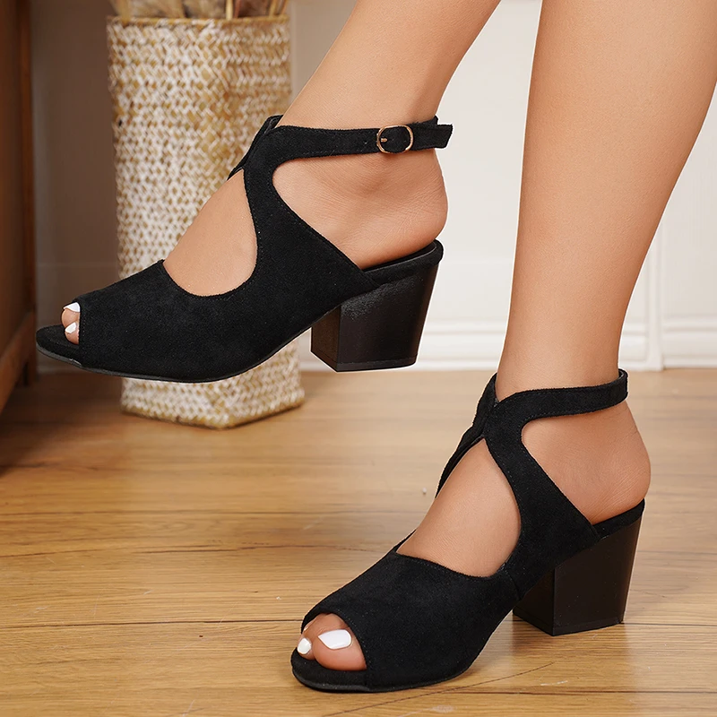 Mode Enkelband Flock Sandalen  - Women'S Accessories Trends 2025 recensie en prijs