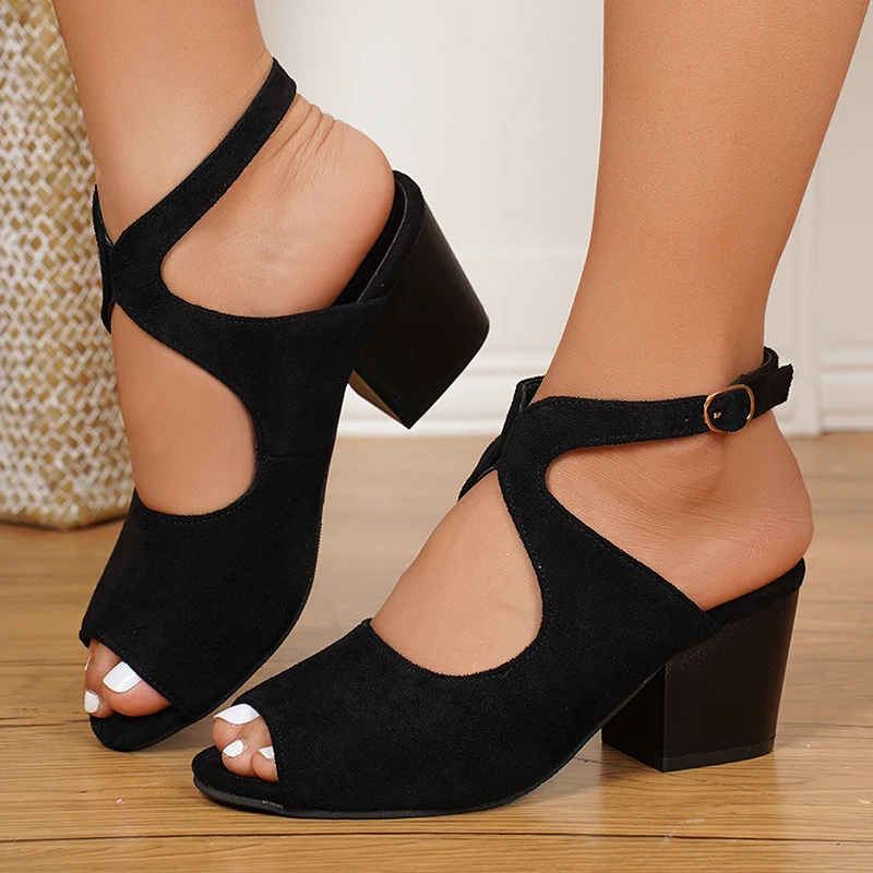 Mode Enkelband Flock Sandalen  - Women'S Accessories Trends 2025 recensie en prijs