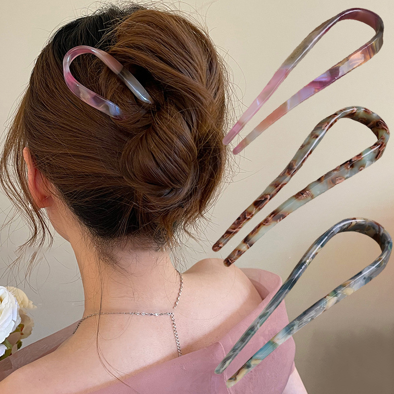 U-vormige haarstokjes Acetaat  - Hair Fork Stick recensie en prijs