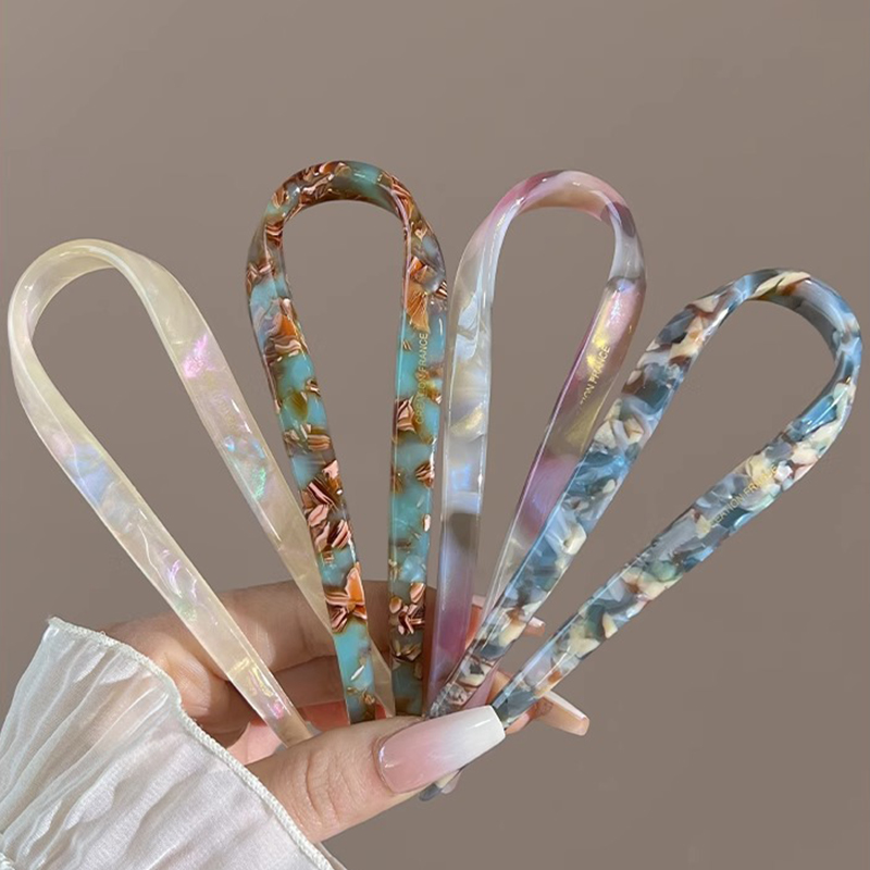 U-vormige haarstokjes Acetaat  - Hair Fork Stick recensie en prijs