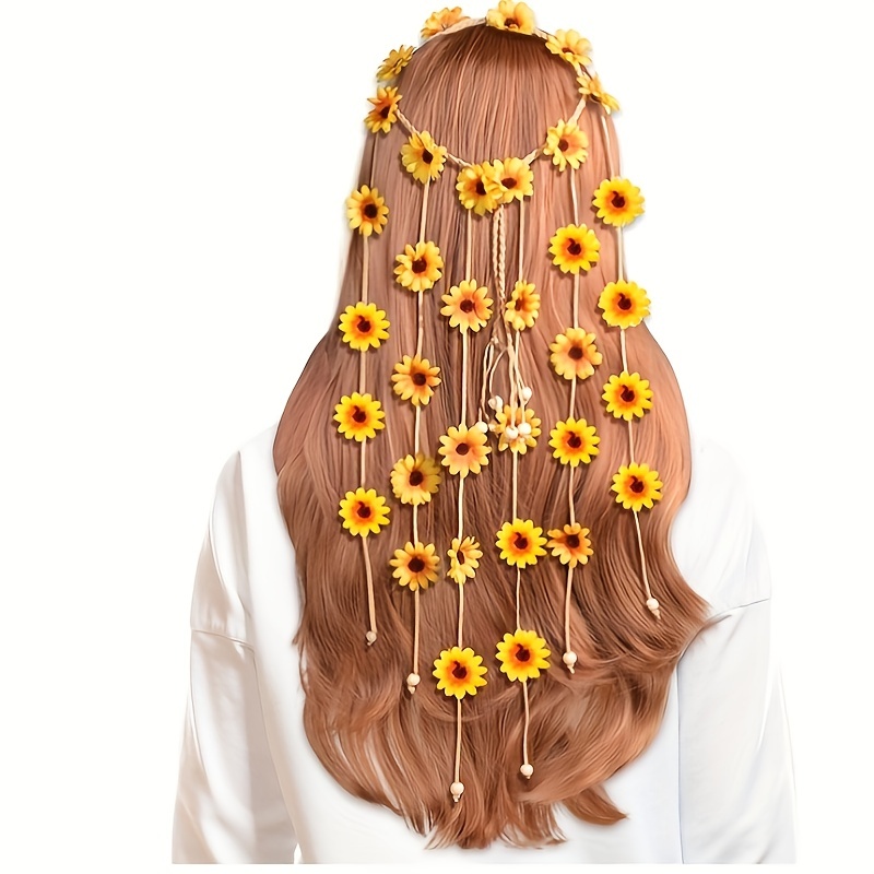 Bloem hippie hoofdband, bloeme - Women'S Accessories In The 70S recensie en prijs