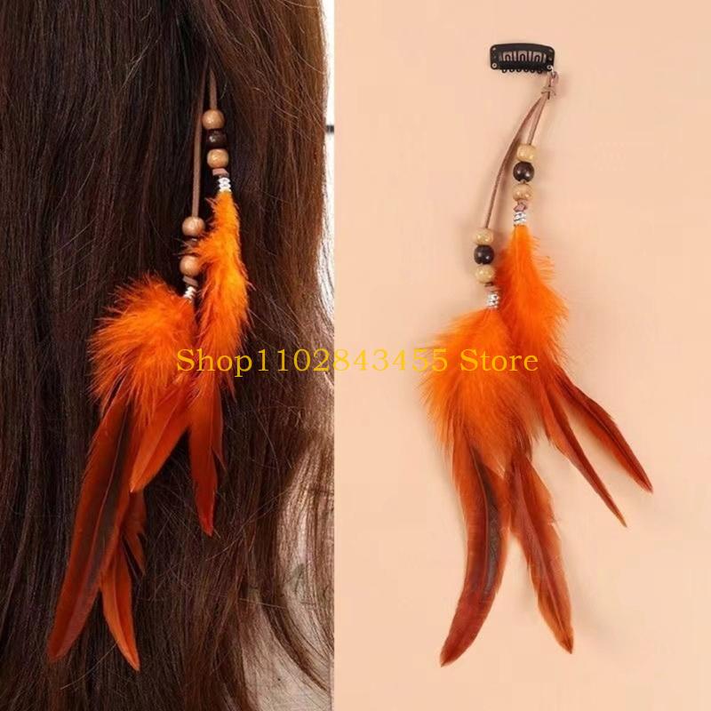 49MC Vintage stijl veren en kw - Women Accessories Description recensie en prijs