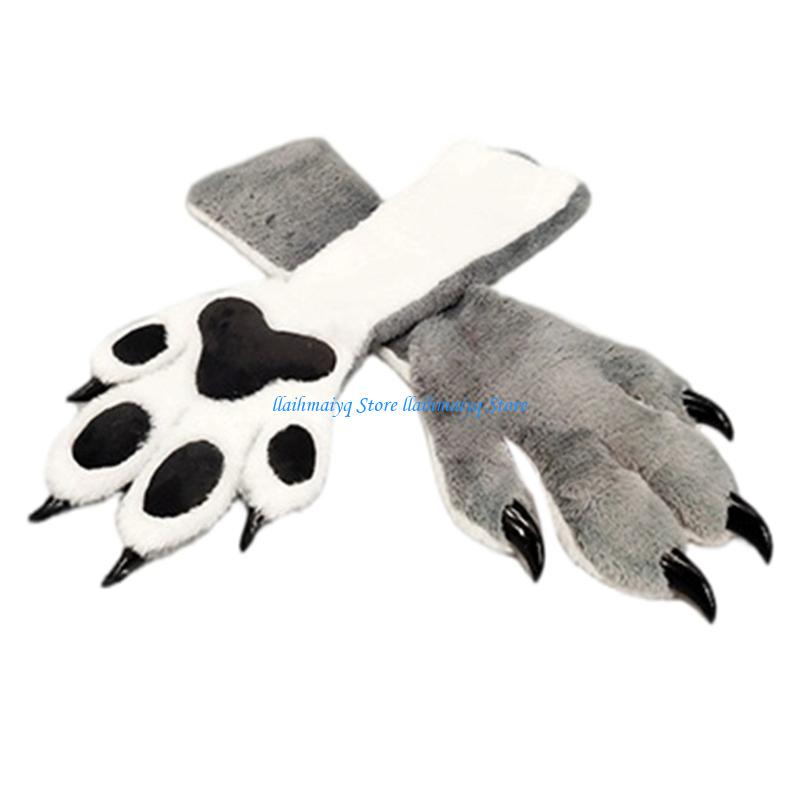 573B Pluche Vossen Wolf Klauw  - Women Accessories Description recensie en prijs