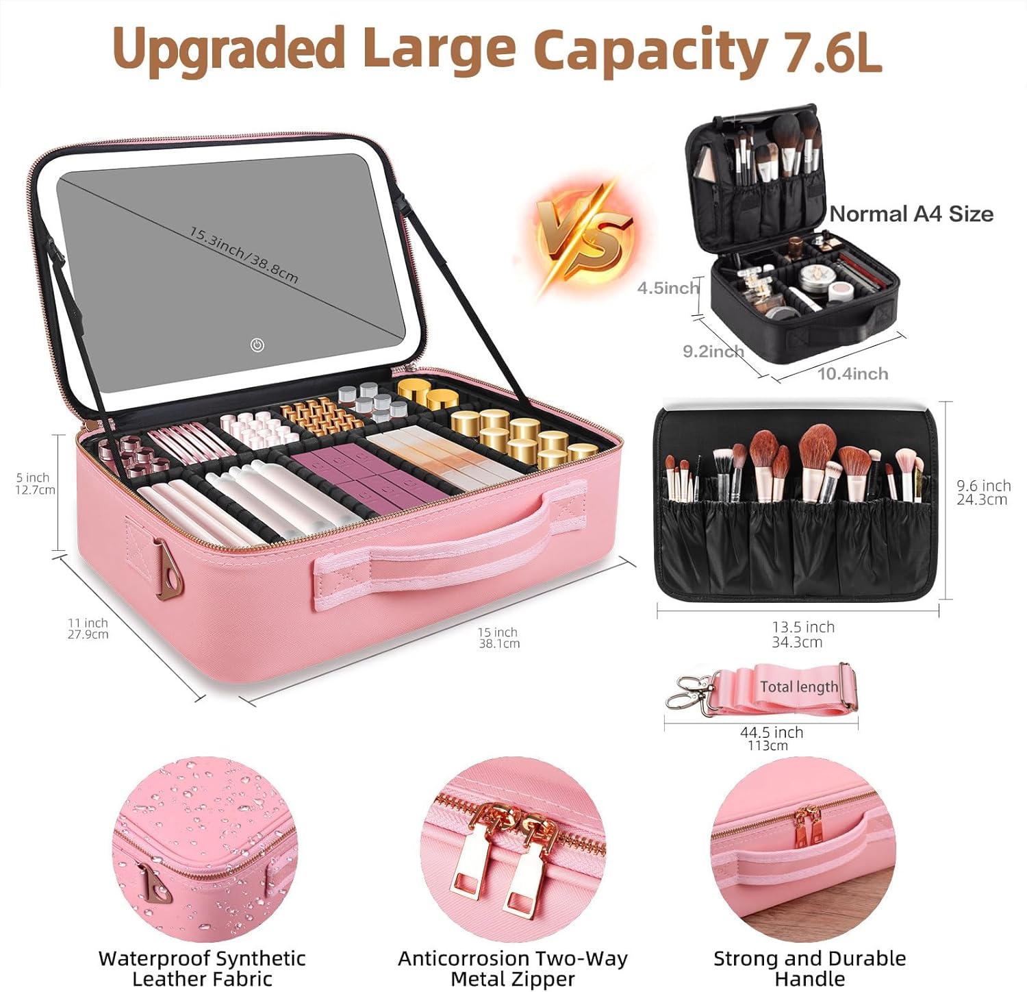 Grote capaciteit make-up tas 1 - Women Accessories Box recensie en prijs